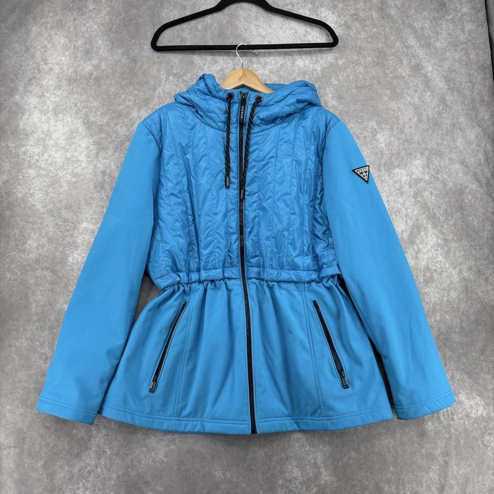 Guess Hooded Anorak Winter Jacket Size XL